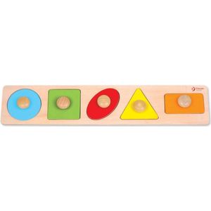 CLASSIC WORLD puzzel voor kinderen leren vormen, kleurenfiguren 7 st.