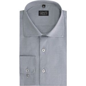 GENTS - Slimfit bamboe - Bamboe - Lichtgrijs - Maat EU48/3XL
