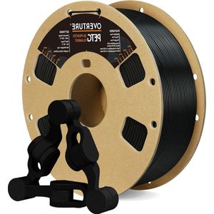 175 mm PETG-filament spoel van 1 kg - maatnauwkeurigheid +/- 0.05 mm - zwart