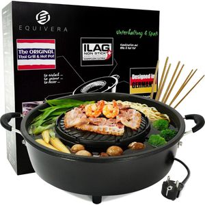 Equivera Hotpot - Hotpot Pan - Chinese Fondue - Chinese Hotpot - Hot Pot Pan Chinees