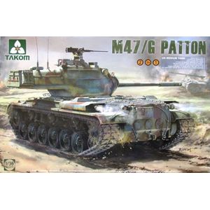 1:35 Takom 2070 US Medium Tank M47/G Patton - 2in1 Plastic Modelbouwpakket