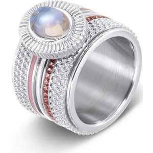 iXXXi Jewelry-Flower Blush-Zilverkleurig-Dames Ring