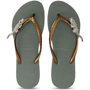 Uzurii Silver Crocodile Switch - Legergroen