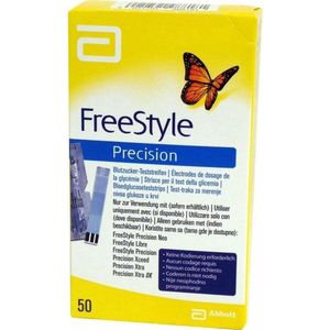 Freestyle Precision teststrips 50 stuks Abbott - Het testen duurt 5 seconden