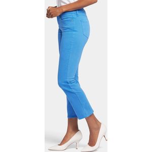 NYDJ Marilyn Straight Ankle Jeans Blauw Gekleurde Denim | Greek sea