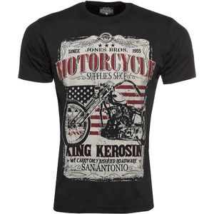 King Kerosin T-Shirt San Antonio Black-S