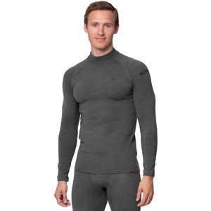 DANISH ENDURANCE Merino Wol Heren Thermo Shirt voor Extreme Kou - Zwaargewicht - Donkergrijs - Maat XL