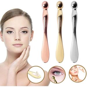 3x 2 in 1 Cosmetische spatel - Massage oog - Skincare applicator - Masker Spatel - Gezichtscreme lepel - Spatula - Huidverzorging cosmetische lepel - Moisturizer Spatula - Voor gezicht cosmetica voor gezichtsmasker crème lotions moisturizers