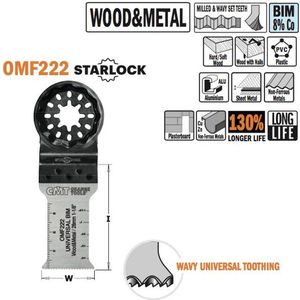 CMT - Multitoolzaagblad voor hout en metaal, 28mm - Zaagblad - Zagen - Hout - 1 Stuk(s)