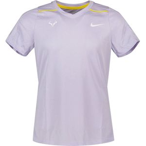 Nike Court Dri Fit Rafa Challenger T-shirt Met Korte Mouwen Mannen Paars - Maat S