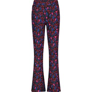 4PRESIDENT Flared pants meisje - Leopard AOP - Maat 92 - Flared broek meisjes
