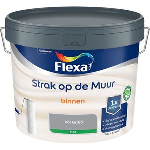 Flexa - Strak op de Muur Binnen Muurverf Mat - Vol Grind - Mengverf - 10 Liter