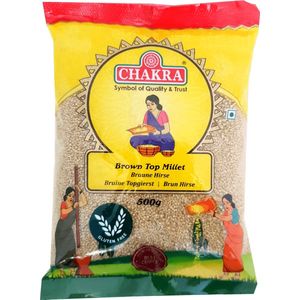 Chakra - Gierst - Brown Top Millet - Glutenvrije Gierst - 3x 500 g