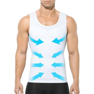 Compressieshirt Heren - Mouwloos Onderhemd en Bodyshaper voor Mannen