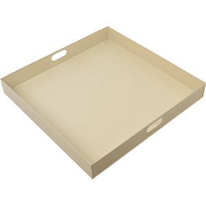 LOFT42 Tray Metalen Dienblad – Beige – 60 x 60 cm