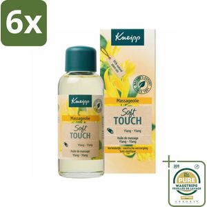 Kneipp - Massageolie - Ylang-Ylang - Vitamine E - Voor alle huidtypen - 100 ml - Voordeelverpakking - 6 stuks - Huidverzorging - Natuurlijke olie