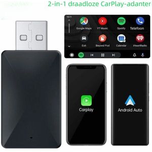 Carplay -Carplay Dongle- CarPlay Android Smart Box - Wifi6 Dual-band - CarPlay Interconnect-adapter - CarPlay/Android Auto Multimedia - Adapter WIFI 6 Bluetooth Plug&Play
