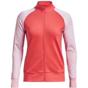 Under Armour Golf Storm Midlayer Sweatshirt Met Volledige Rits Rood,Roze L Vrouw