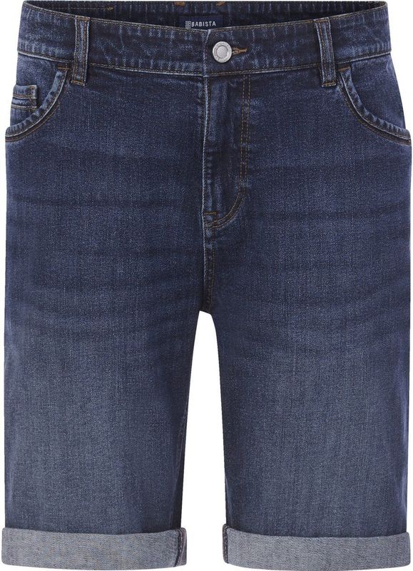 Babista - CARZINI - Denim Bermuda - Donkerblauw - Five-pocket-model