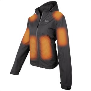 HEATDRY® Clothing - Verwarmde Jas Dames - Softshell Jas Dames - HeatFlex LITE - Zwart - Maat: XL