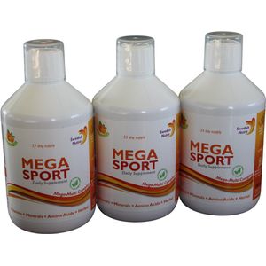 Triple pack Mega Sport multivitamine van Swedish Healthbrand is een uniek mix van vitaminen en mineralen. Al deze ingrediënten en nutriënten zorgen voor een verbetering van energie en uithoudingsvermogen. Deze blend Mega Sport valt onder de Multiv