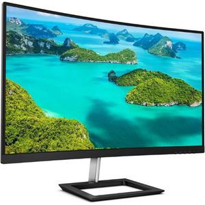 Curved Gaming Monitor - 31,5 Inch Full-HD Zwart - Gaming Monitor met Diepe Curvature voor Meeslepende Ervaring [Energieklasse F]