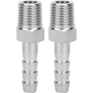 Stanggewricht adapter 1/4 BSPT voor snelle verbinding pneumatische apparaten (BSPT1/4-8mm)