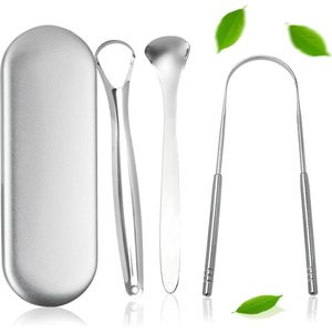 Tongschraper - Mondverzorging - 100% Hygiënisch - Duurzaam - Tongschrapers - Tong Schraper - Tong Reiniger - Tongreiniger - Must Have Voor In De Badkamer!