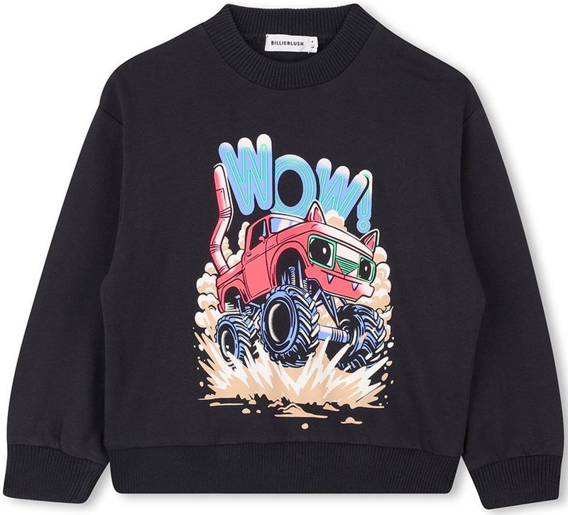 Billieblush - U21175 - Sweatshirt - Zwart - 8 Years - Jongens