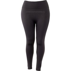 Thermo legging - Grijs - One size - Thermo legging dames - Dameskleding - fleece legging - Thermo broek