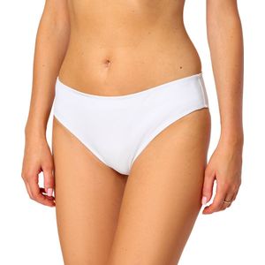 Bellivalini BLV-VR-Brief-1 Dames Zwembroek - Zwemshorts - Bikinibroekje - Elastische tailleband - Polyamide & Elastaan - Wit - XS