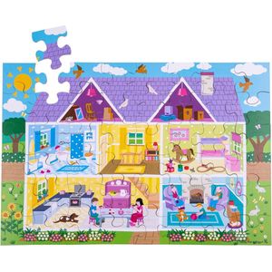 Bigjigs Dolls House Floor Puzzle (48 piece)