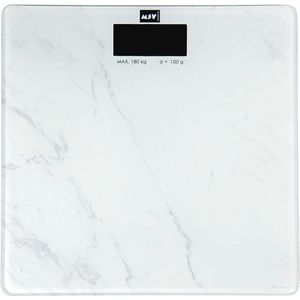 Digitale Personenweegschaal van Veiligheidsglas met Slank Design in Toscana Marmer