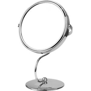 Gérard Brinard metalen spiegel spiegel zilver 7x vergroting - Ø15cm