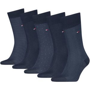 Tommy Hilfiger - Sokken Giftbox - Navy - 5 paar heren sokken