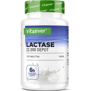Vit4ever - Lactase 22.000 - Enzym - Hooggedoseerd - Voor Lactoseverwerking
