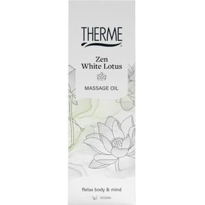 Therme - Zen White Lotus - Massageolie - Hydraterend - Verzorgend - 125ml - 1 stuk