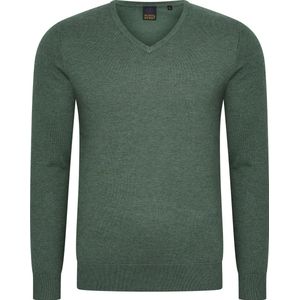 Mario Russo Ronde Hals Pullover - Trui Heren - Sweater Heren - Groen - 3XL