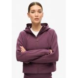 Superdry - Sport Tech Relaxed hoodie met rits - Dames - Hoodies