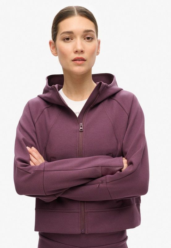 Superdry - Sport Tech Relaxed hoodie met rits - Dames - Hoodies