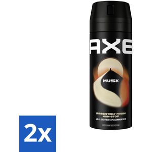 Axe Deodorant Bodyspray Musk 150 ml - Voordeelverpakking - 2 stuks