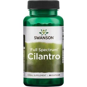 Swanson - Full Spectrum® - Koriander (Coriandrum sativum) - Cilantro - 500mg - 60 caps