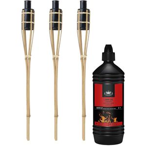 Set De Muebles De Jardín 5 Piezas Bambú Con Cojines Gris Oscuro Vidaxl con Ofert