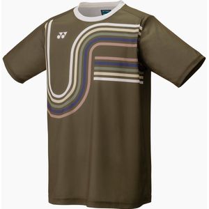 Yonex 16747EX badminton tennis sportshirt - oil brown - maat L