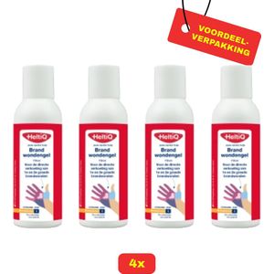 4X HeltiQ Brandwondengel - 4x 118ml - Voordeelverpakking!