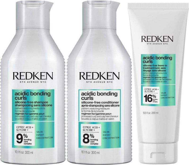 Redken - Acidic Bonding Curls Luxe Set - Shampoo en Conditioner - 2x300+250ml
