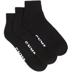 VANS Heren Sokken Zonder Patroon - Zwart - Model VN000FV7BLK - Maat 40