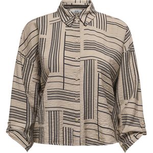 JDY - JDYTROYA LIFE 7/8 SHORT SHIRT WVN DIA - Dames - Blouses