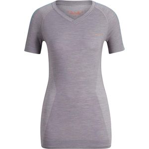 FALKE trend dames T-shirt Wool-Tech Light - thermoshirt - grijs (light grey) - Maat: M