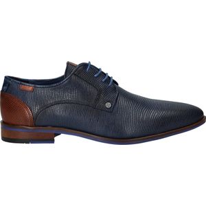 Berkelmans - OULTON - Nette Schoenen - Blauw - Glad Leer - Rubber Zool